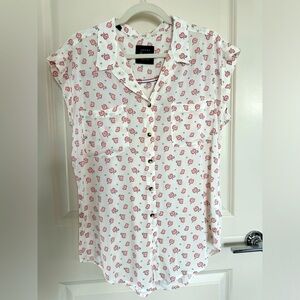 JACHS Girlfriend New York Size Small, Button down shirt